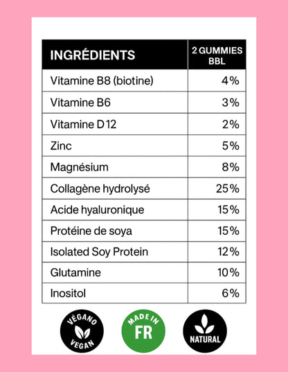 Gummies BBL - Normal. | 60 Gummies / 1 Mois